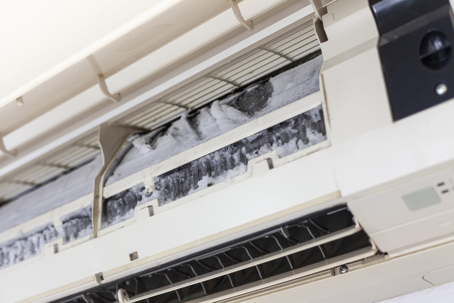 ice on AC coils