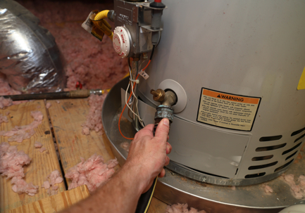 water heater flush