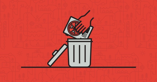 Throwing a Heat Pump in a Garbage Can