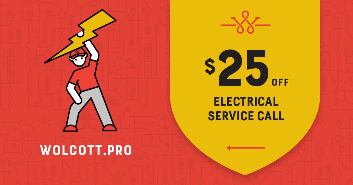 25.00 Off Electrical Service Call