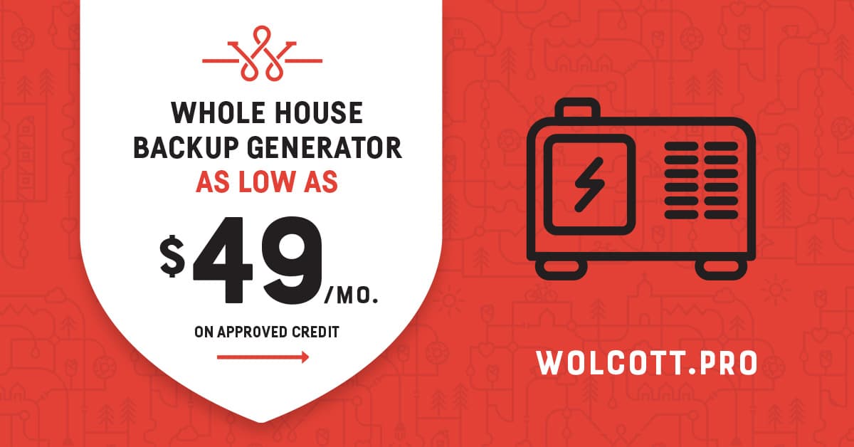 Whole House Backup Generator As Low As 49.00 Per Month. OAC